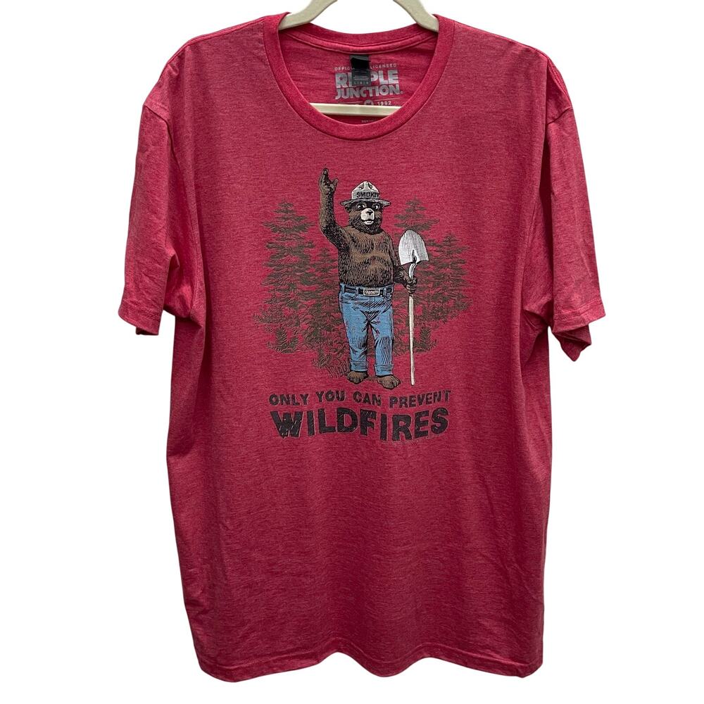 Only You Can Prevent Wildfires Tee Size Large